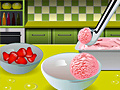 leikur Homemade Strawberry Ice Cream