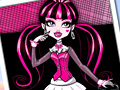 leikur Monster High: Round Puzzle