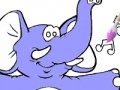 leikur Elephant Coloring Game