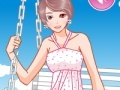 leikur Swing flying girl