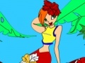 leikur Kid's coloring: Jungle girl