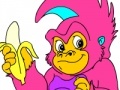 leikur Playful Monkeys Coloring 
