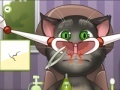 leikur Talking Tom: Nose doctor