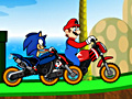 leikur Mario Vs Sonic Racing
