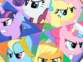 leikur Pony Round Puzzle