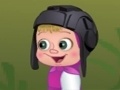 leikur Masha and the Bear: Jumping on logs