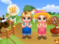 leikur Royal Twins Cute Farm 