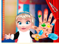 leikur Baby Elsa Hand Doctor