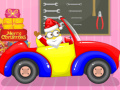 leikur Santa Minion Christmas Car