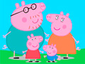 leikur Peppa Pig Jigsaw