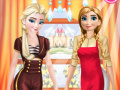 leikur Elsa And Anna Work Dress Up  