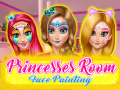 leikur Princesses Room Face Painting