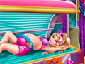 leikur Pregnant Princess Tanning Solarium