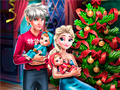 leikur Elsa Family Christmas
