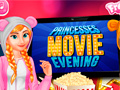 leikur Princesses Movie Evening
