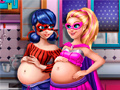 leikur Hero Dolls Pregnant BFFs
