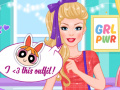 leikur Barbie`s Look Powerpuff
