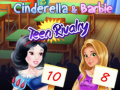 leikur Cinderella & Barbie Teen Rivalry