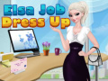 leikur Elsa Job Dress Up