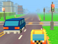 leikur Pixel Road Taxi Depot