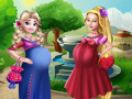 leikur Disney Princess Pregnant Bffs