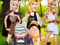 leikur Princess Travel With Flying House