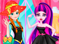 leikur Princess vs Monster Girl
