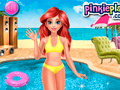 leikur Mermaid Princess Pool Time