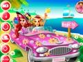 leikur Princesses Beach Trip