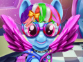 leikur Rainbow pony real haircuts