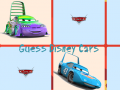 leikur Guess Disney Cars