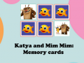 leikur Kate and Mim Mim: Memory cards