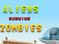 leikur Aliens Burning Zombies