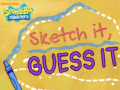 leikur Spongebob squarepants sketch it, guess it