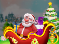 leikur Little Elsa Clean Christmas Carriage