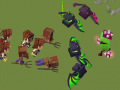 leikur Blocky Fantasy Battle Simulator