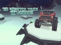 leikur 3D Monster Truck: Icy Roads