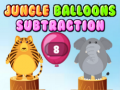 leikur Jungle Balloons Subtraction