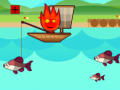 leikur FireBoy And WaterGirl Go Fishing
