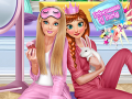 leikur Princesses Pj Party