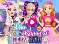 leikur Elsa and Rapunzel Princess Rivalry