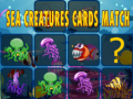 leikur Sea creatures cards match