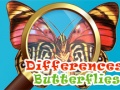 leikur Differences Butterflies