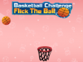 leikur Basketball Challenge Flick The Ball