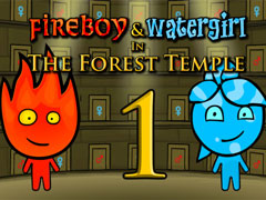 leikur Fireboy and Watergirl 1: The Forest Temple