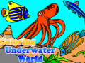 leikur Coloring Underwater World