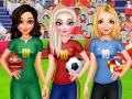 leikur BFF Princess Vote For Football 2018