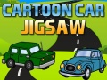 leikur Cartoon Car Jigsaw