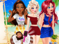 leikur Disney Princesses Summer Braids