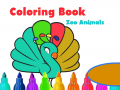 leikur Coloring Book: Zoo Animals